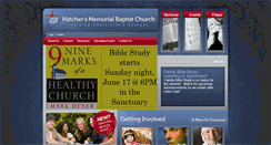 Desktop Screenshot of hatchersbaptist.org