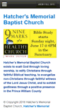 Mobile Screenshot of hatchersbaptist.org